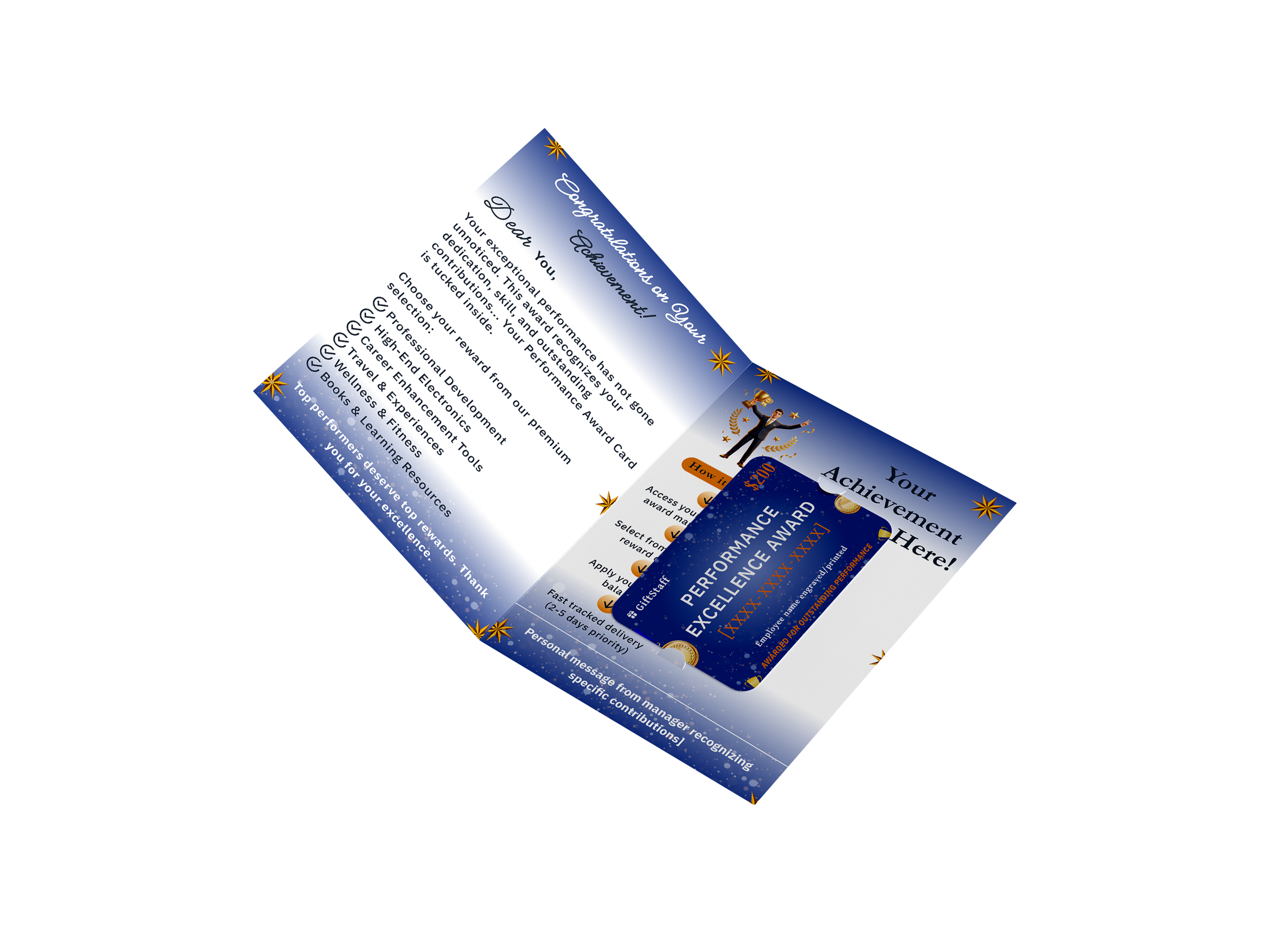 Achievements gift card