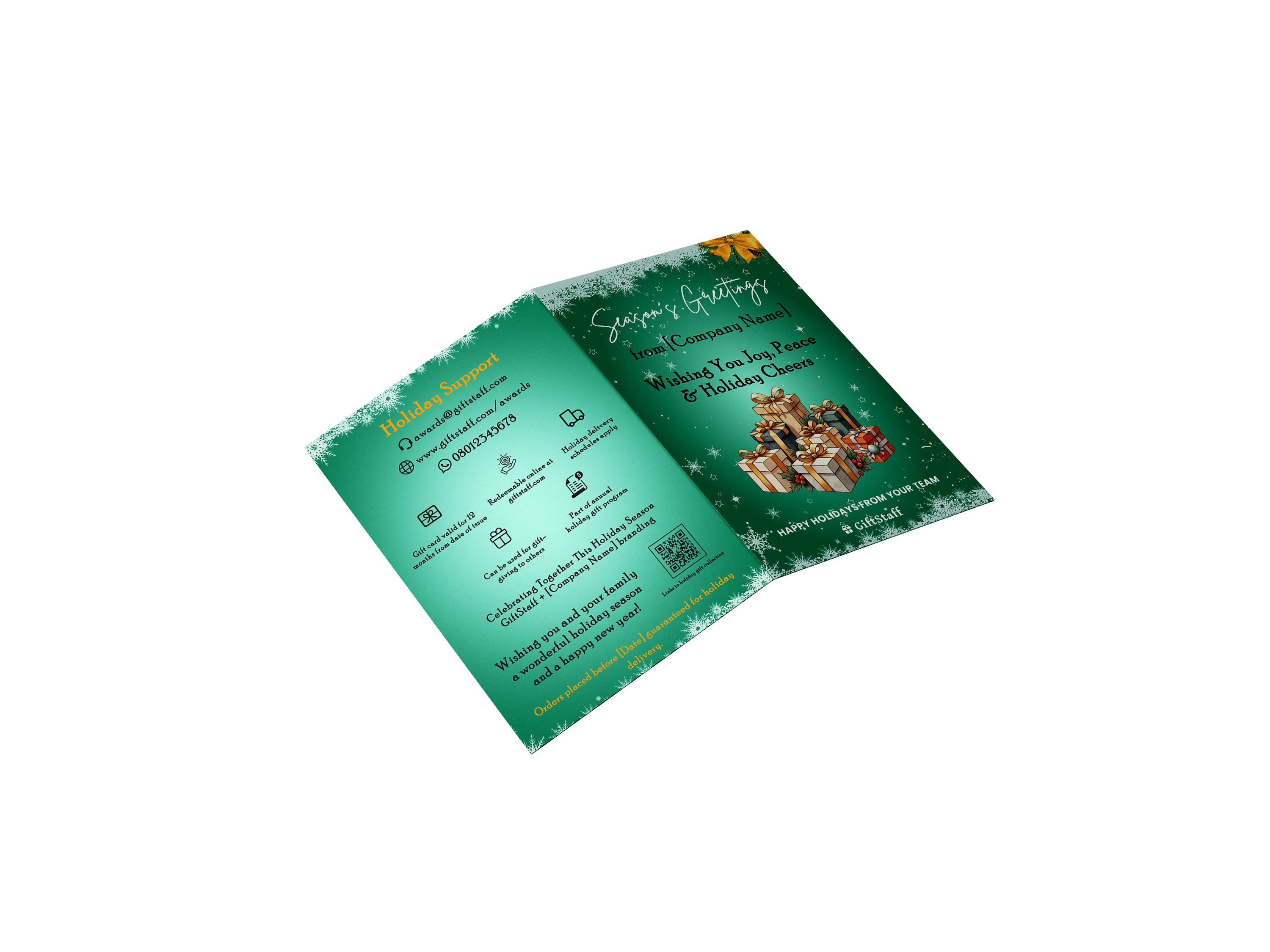 Ramadan Mubarak / Eid Mubarak 🌙 card mockup 2