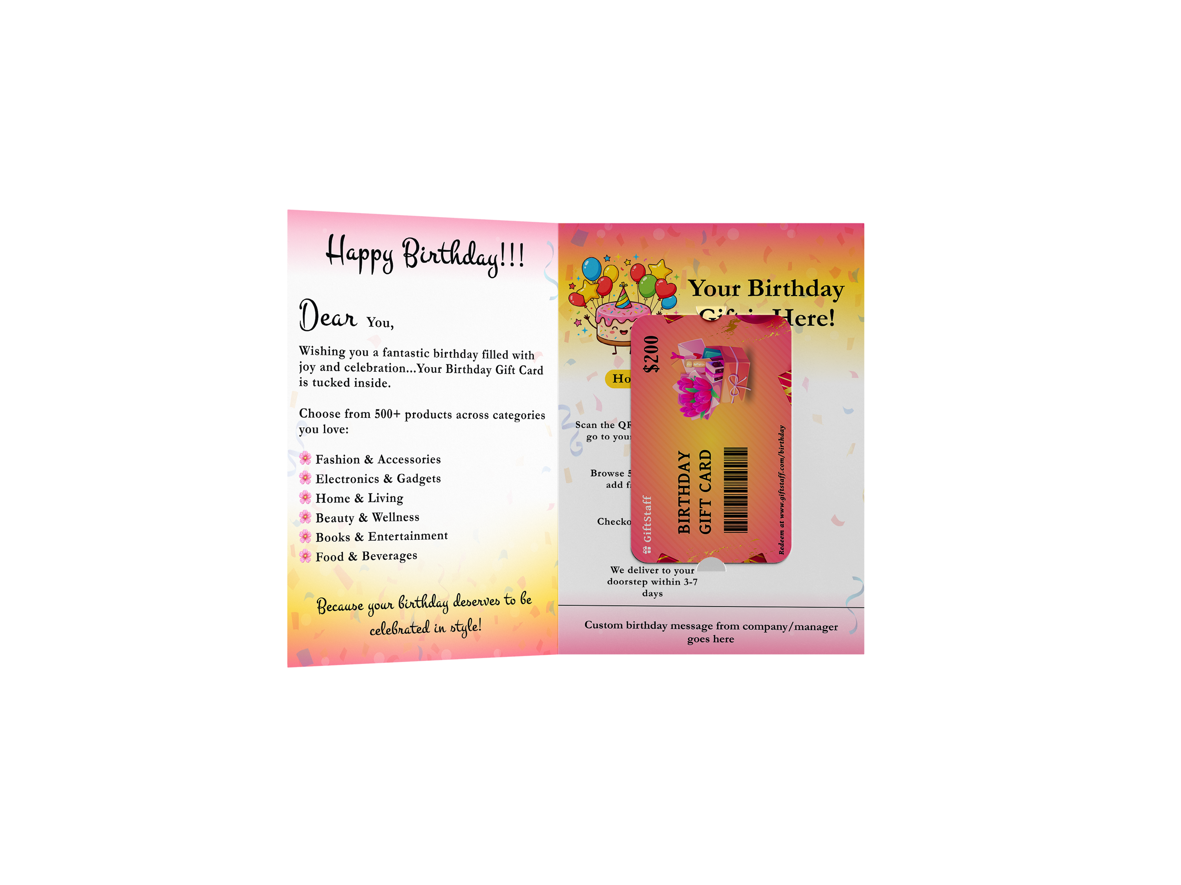 Happy Birthday! 🎂 card mockup 2