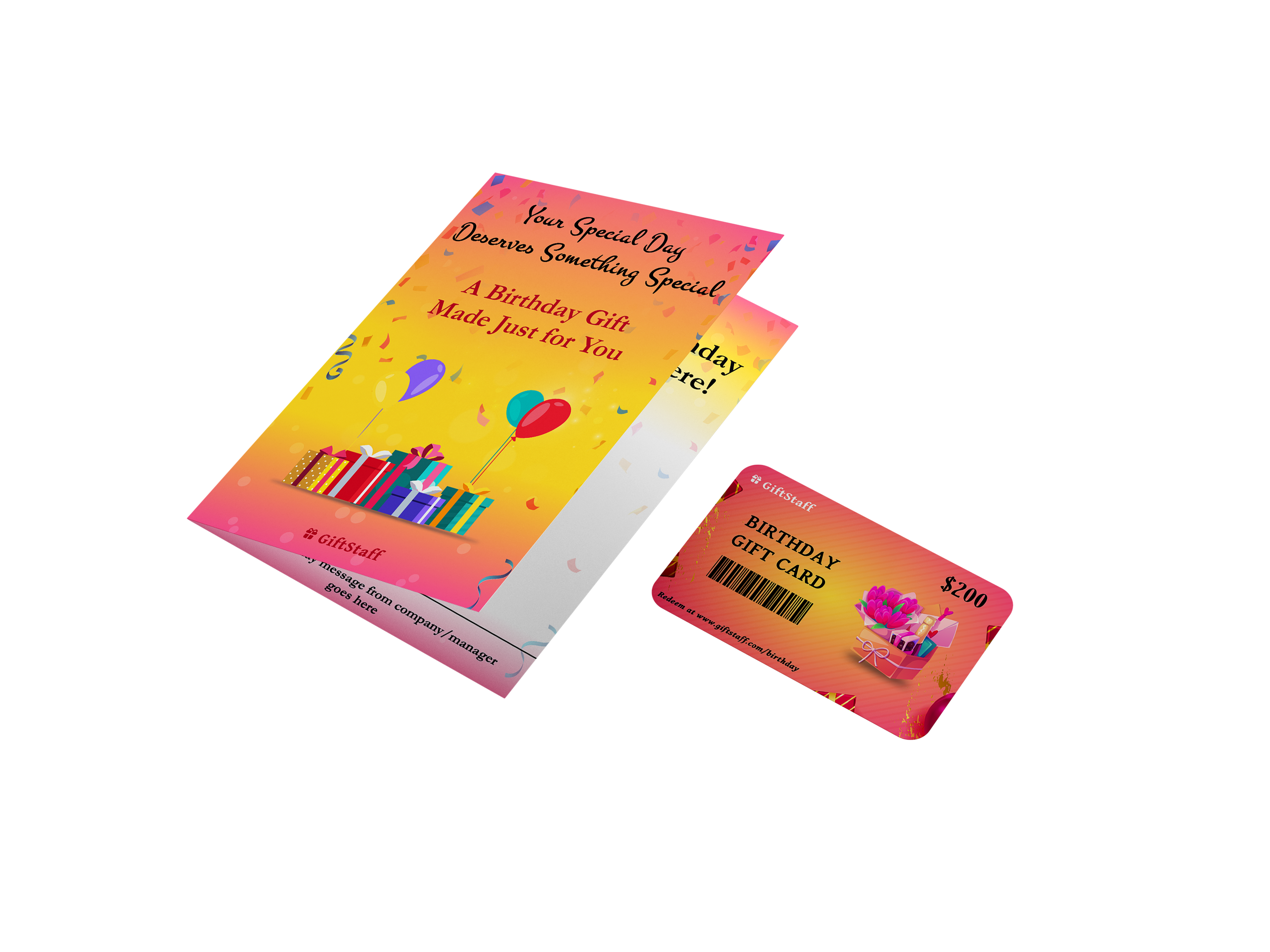 Happy Birthday! 🎂 card mockup 3