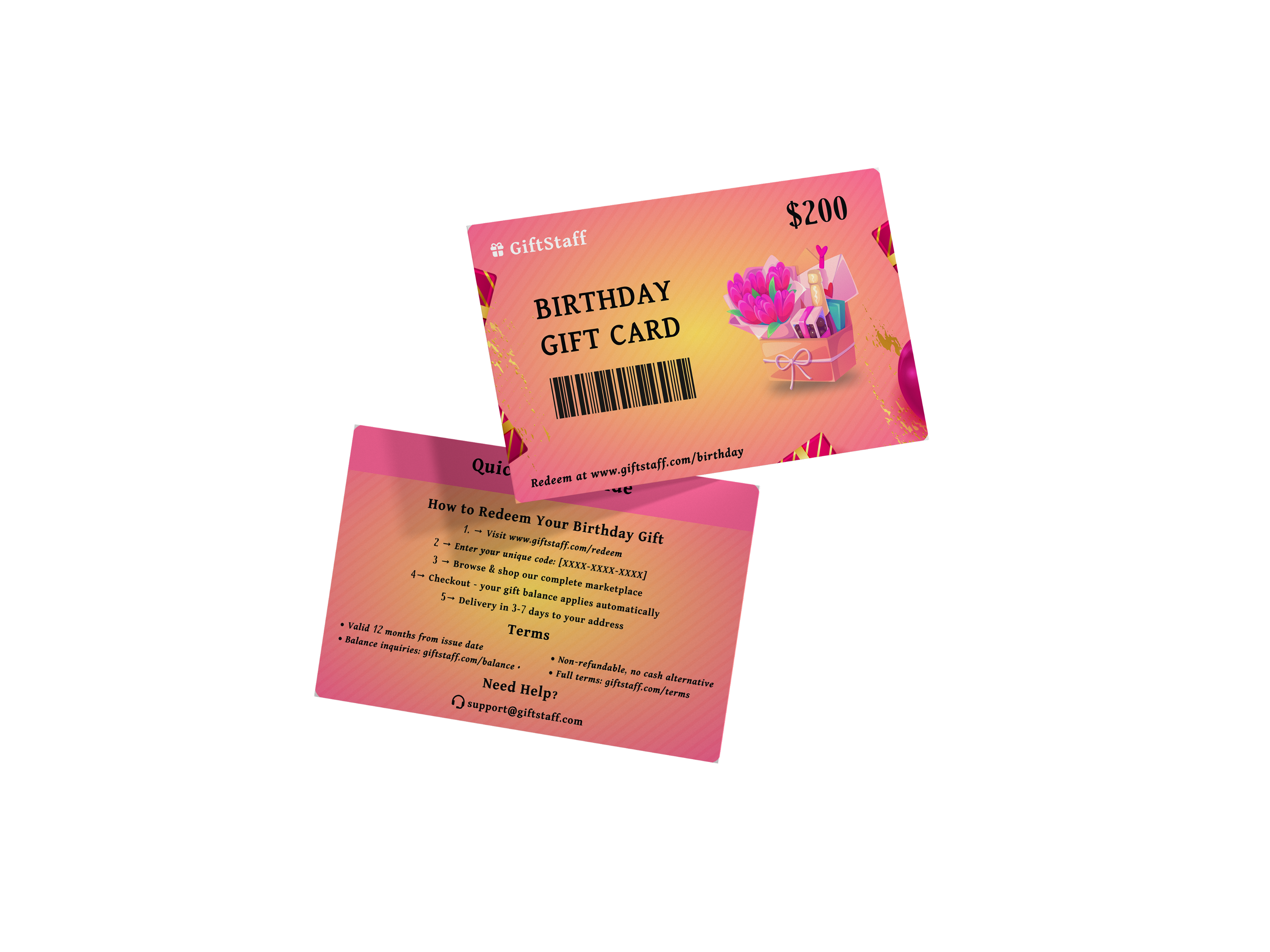 Happy Birthday! 🎂 card mockup 4